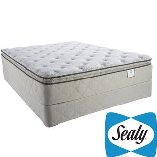 Sealy Brand Moonstruck Plush Euro Pillowtop King size Mattress Set
