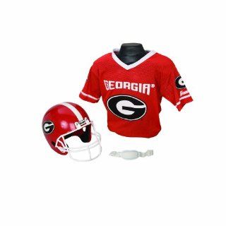 NCAA Georgia Bulldogs Helmet and Jersey Set Sports