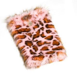 Women Pink Panther Faux Shaggy Fur Accessory Boot Wraps Huggrz Shoes