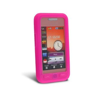 Hot Pink Silicone Case for Samsung S5230C Star