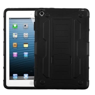 BasAcc Rubber Black/ Black Car armor stand Case for Apple® iPad Mini