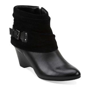 com Clarks Artisan Trolley Twirl Womens Ankle Boots Black 5.5 Shoes