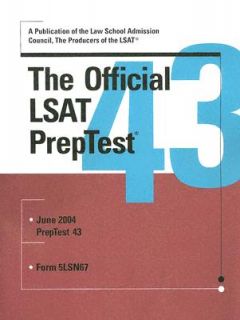 Official Lsat Preptest 43
