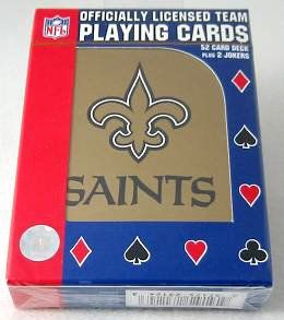 NEW ORLEANS SAINTS LOGO PLAYING CARDS NFL POKER DECK