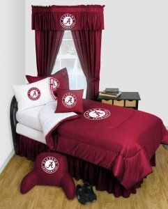 Alabama Crimson Tide Locker Room Bedroom Set, Queen