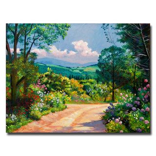 David Lloyd Glover The Tuscany Hills Canvas Art