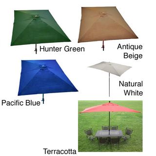 Premium 10 Rectangular Patio Umbrella