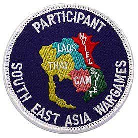 US Military Embroidered Iron on Patch   Vietnam War