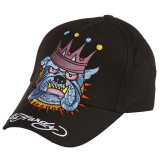 Ed Hardy Boys King Bulldog Embroidered Hat