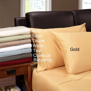 Egyptian Cotton 1200 Thread Count Solid Oversized Sheet Set