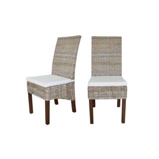 Lot de 2 chaises MAEVA     Dimensions  L.46 x P.63 x H.104 cm