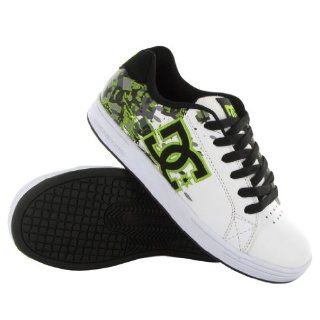 DC Shoes Character White Leather Youths Trainers Shoes