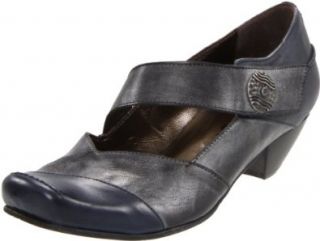  Fidji Womens E720 Mary Jane Pump,Blue/Black,35 EU/4.5 M US Shoes