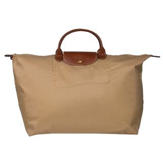 Longchamp Le Pliage Leather trim Tote Bag