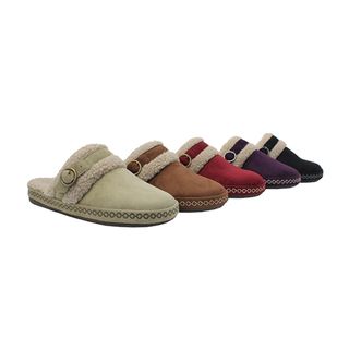 Woolrich Womens Shasta Microsuede Sherpa lined Slippers