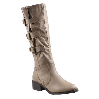 Refresh by Beston Womens Kirby Knee high Riding Boots