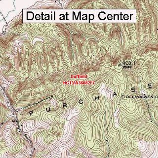 USGS Topographic Quadrangle Map   Duffield, Virginia