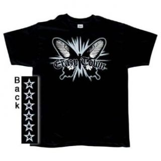 Crazytown   Glowing Butterfly T Shirt   X Large Clothing