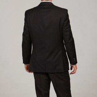 Marc Ecko Mens Black Two button Suit
