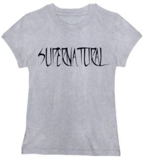 Supernatural Womans Tshirt Sports Gray (Large) Clothing