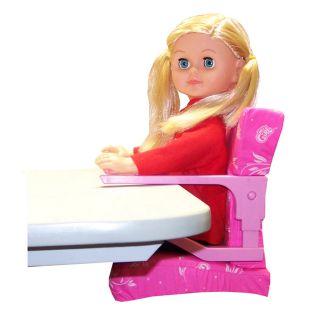 Table Chair and On The Go Girl Fashion Doll (18 inch)