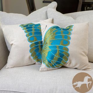 Christopher Knight Home Embroidered Wings Pillows (Set of 2
