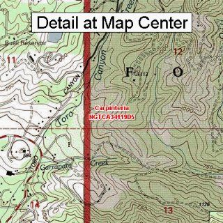 USGS Topographic Quadrangle Map   Carpinteria, California