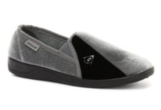 Dunlop Duncan Grey Mens Slippers Shoes