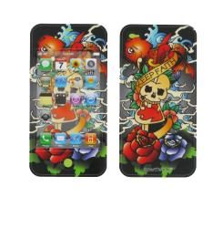 Apple iPhone 4 Koi Fish/ Skull Smart Touch Shield Decal