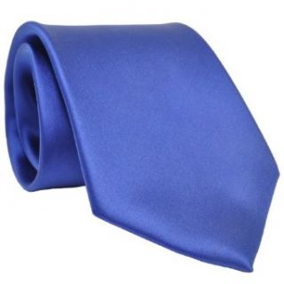 Geoffrey Beene Mens Sateen Solid Tie, Pacific Blue, One