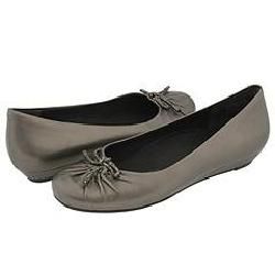 Clarks Ashford Pewter Leather Flats   Size 5.5 M (