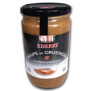 Soupe de Crustacés au Piment dEspelette 72cl   Achat / Vente SOUPE