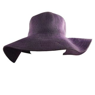 H2W Purple Adjustable Womens Floppy Hat