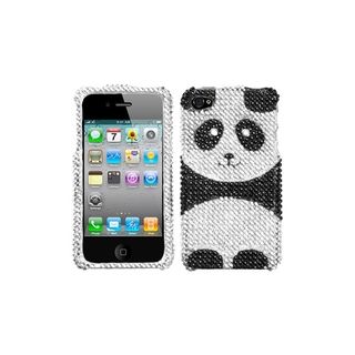 Premium Apple iPhone 4/4S Panda Rhinestone Case