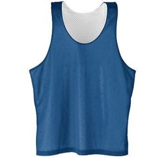 Reversible Tricot Mesh Lacrosse Tank   Navy   S/M