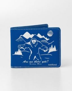 Toddland Are We There Yeti? Blue Bifold Wallet Clothing