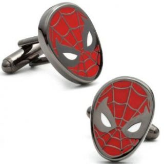 Spider Man Mask Cufflinks   Marvel Comics Formal Wear