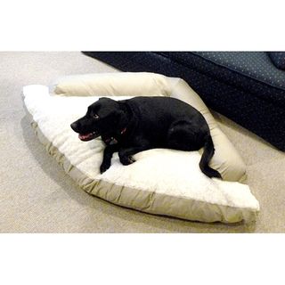Hidden Valley Extra large Khaki/Taupe Cotton/Fleece Corner Dog Bed