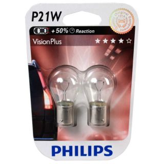 Ampoules Philips P21W VisionPlus 12V   Achat / Vente PHARES   OPTIQUES
