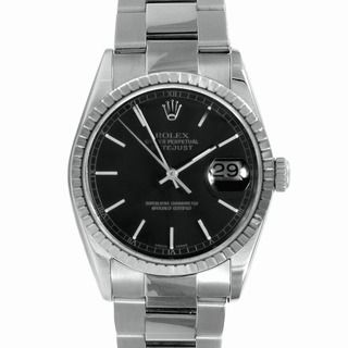 Pre owned Rolex Mens Stainless Steel Datejust Watch