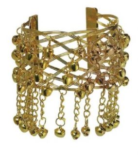 Fortune Teller Gold Bracelet with Bells Clothing