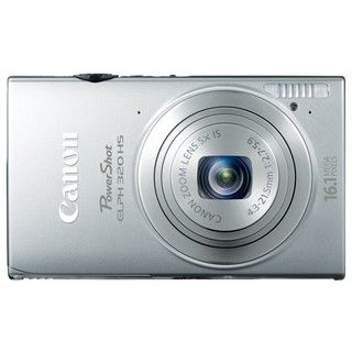 Canon PowerShot ELPH 320HS 16.1MP Silver Digital Camera