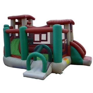 KidWise Clubhouse Climber Inflatable Bounce House