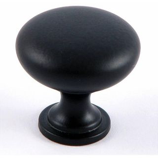 Mill Matte Black Round Cabinet Knobs (Pack of 25)