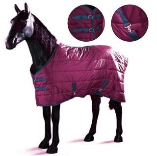 Horse Winter Blanket Stable Blanket   Burgundy   78