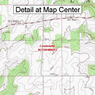 USGS Topographic Quadrangle Map   Loudonville, Ohio