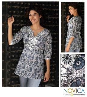 Womens Cotton Summer Song Blouse (India)