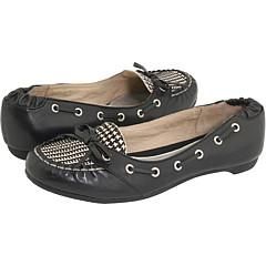 Sperry Top Sider Sandpiper Black/White Pony Hair Flats