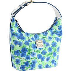 com Dooney & Bourke Petunia Flower Bucket Bag Tote Blue Multi Shoes