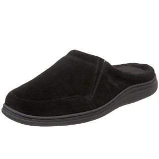 by Slippers International Mens Koosh Spa Scuff,Black,12 M US Shoes
